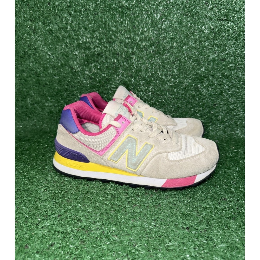 New Balance Figs 574 Women Size 5.5 B Multicolor Running Shoes Sneakers WL574FGS